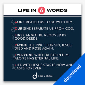 Help teens learn the GOSPEL acrostic and the Gospel message with printable image to create a banner or flag